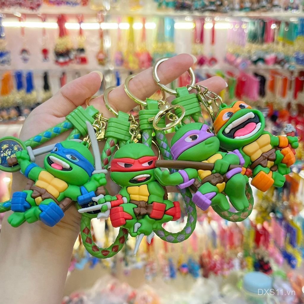 Hộp Cơ Mù Trang Trí Túi Mặt Dây Chuyền Aberdeen Treo Móc Khóa Ninja Thần Rùa Nam Ninja Thần Rùa Rùa 