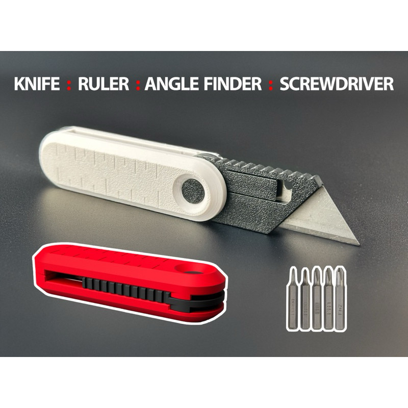 Dao rọt giấy Folding Knife in 3d