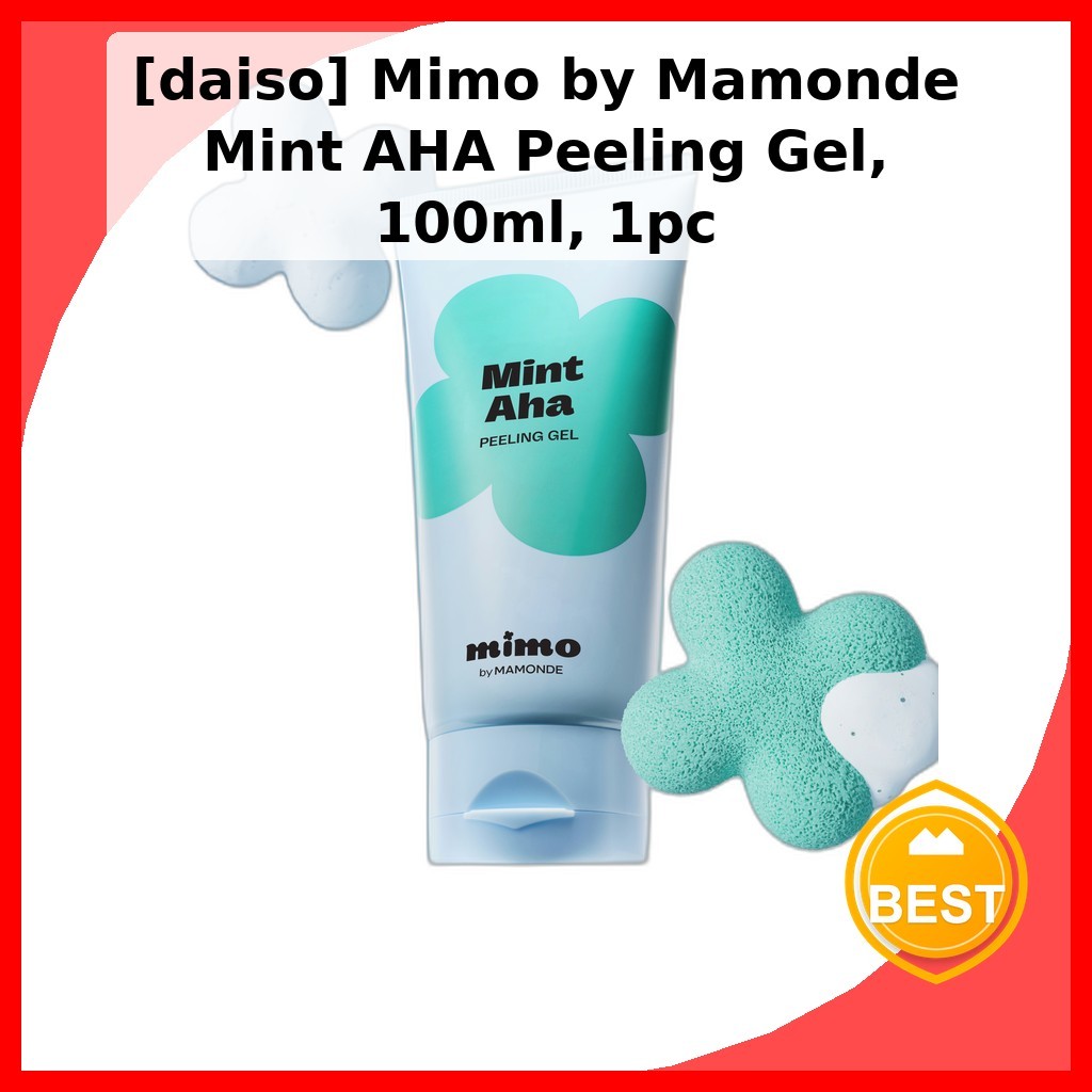 [daiso] Mimo by Mamonde Mint AHA Peeling Gel, 100ml, 1pc / Gel lột Hàn Quốc / Tẩy tế bào chết AHA củ