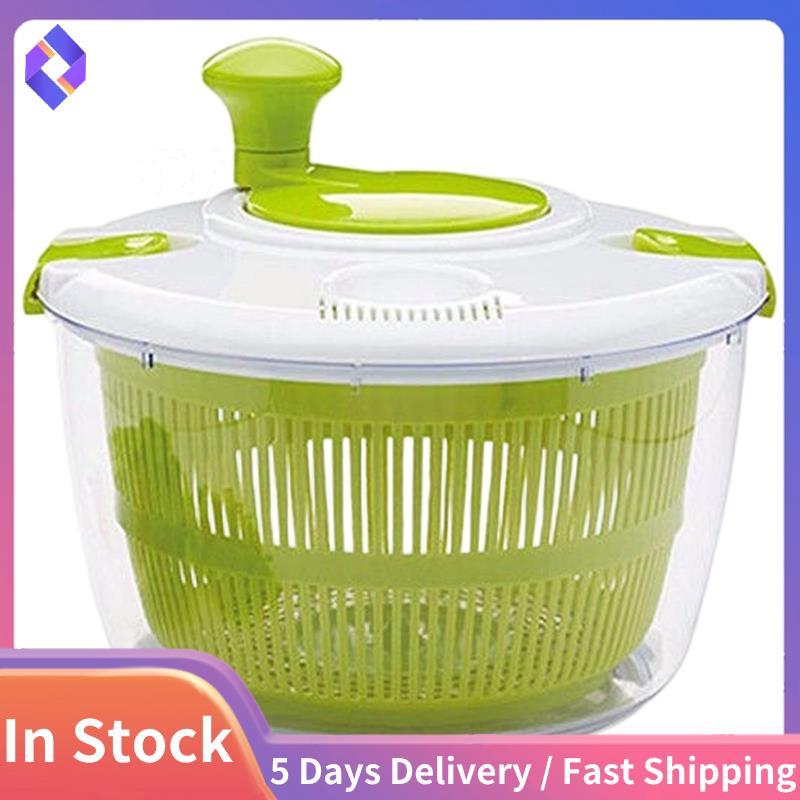 Salad Spinner-5 Quarts, Rửa, Xoay & Rau khô, Trái cây & Salad