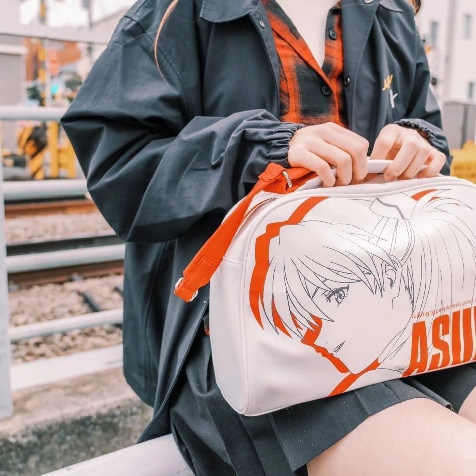 Anime Nhật Bản Hoạt Hình Một Vai Túi Nhân Vật In Hình Vui Vẻ Sinh Viên Xu Hướng Thường Ngày Đi Lại Túi Du Lịch 03.01