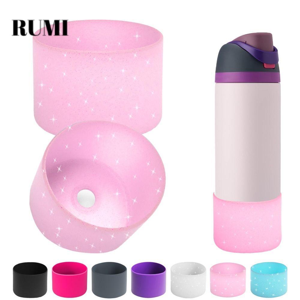 RUMI‌ Đệm Bảo Vệ Cốc Silicon, Boot Bình Nước Chống Trơn Trượt Cốc Bảo Vệ, Nắp Đáy Chai Nước Phụ Kiện