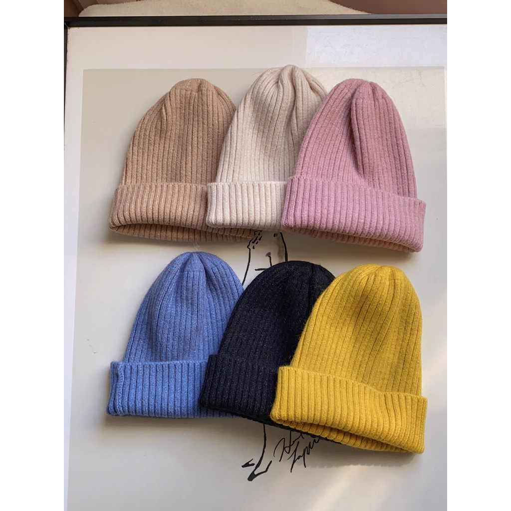 Chất liệu A4-0 Không chi tiết Te Price Mũ dệt kim trẻ em mùa đông