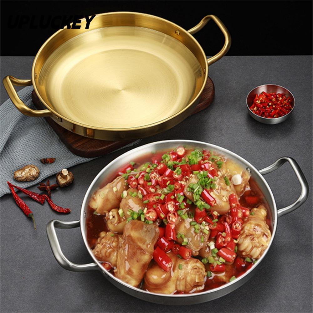 UPLUCKEY Nồi Cơm Hải Sản Nồi Khô Nồi Inox Paella Pan
