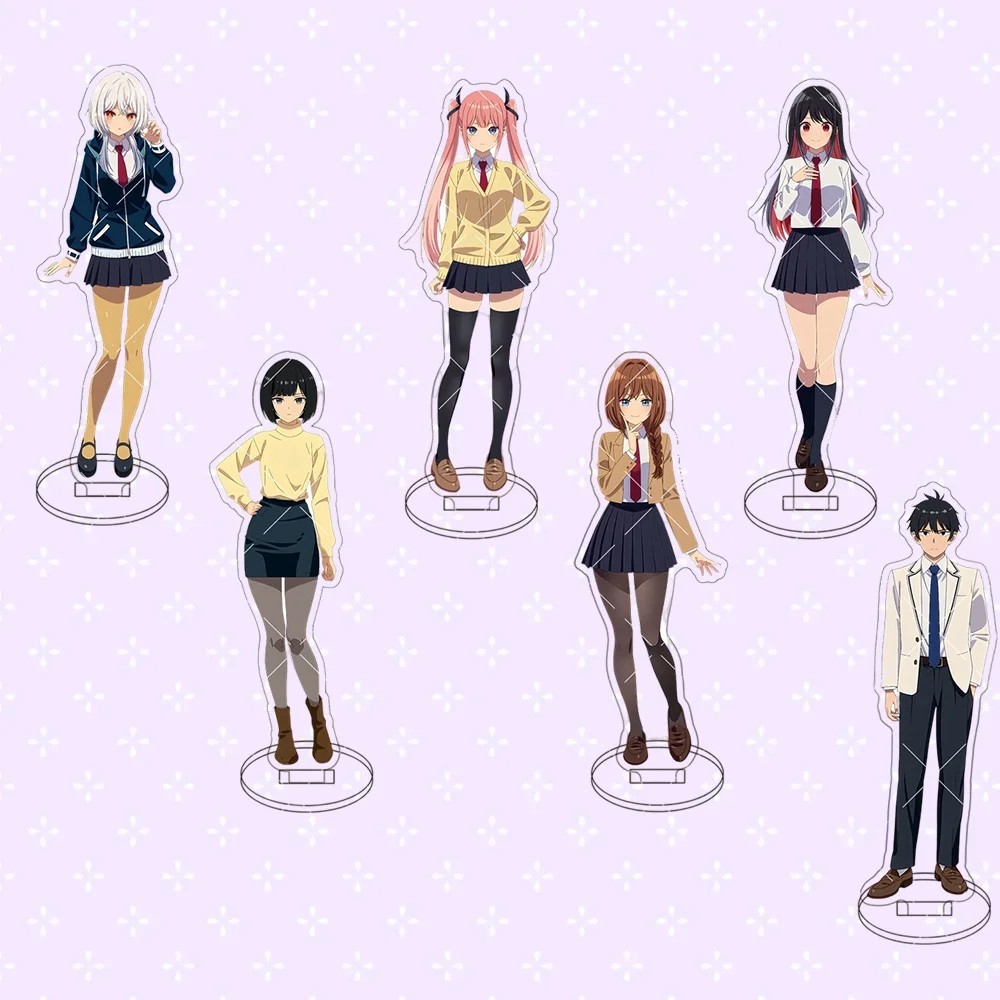 Standee anime Tune In to the Midnight Heart Mayonaka Heart Tune mô hình acrylic 15cm Arisu Yamabuki 