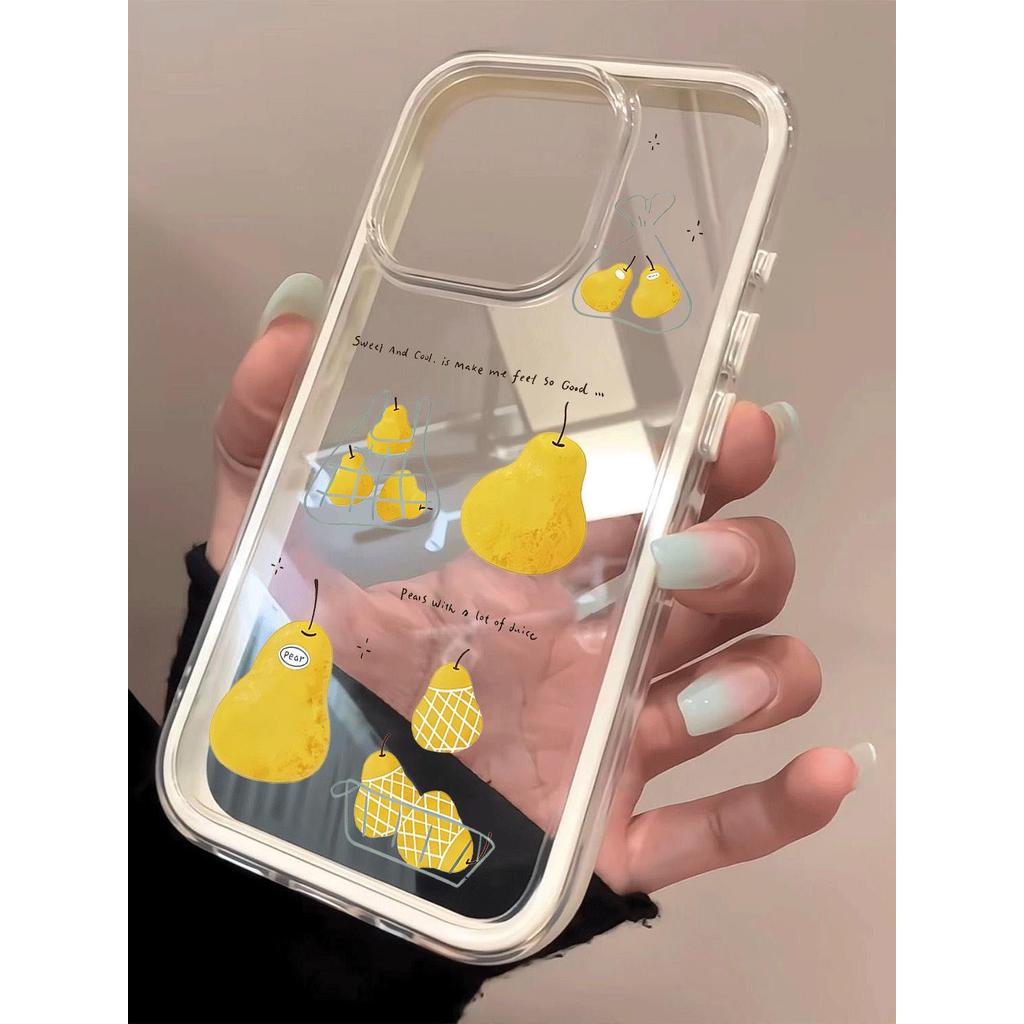 Vanilla lưới túi minh họa cho 16 trường hợp iPhone 17Air 3 trong 1 bezel 14 13 11Pro