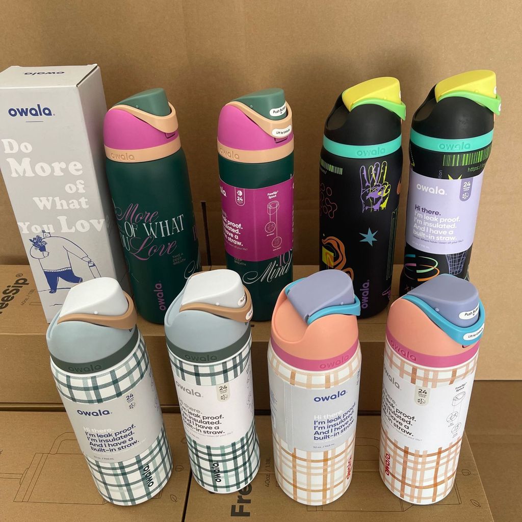 Preferred in-stock items#Owala Same design and color large-capacity insulated cup, portable stainles