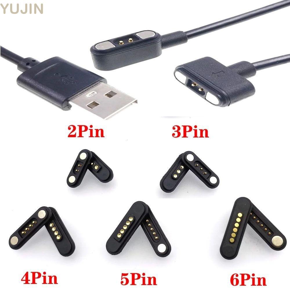 Đầu nối từ tính YUJIN Pogopin, Đầu nối Pin Pogo từ tính 2Pin 3Pin 4Pin 5Pin DC hiện tại cao, khoảng 