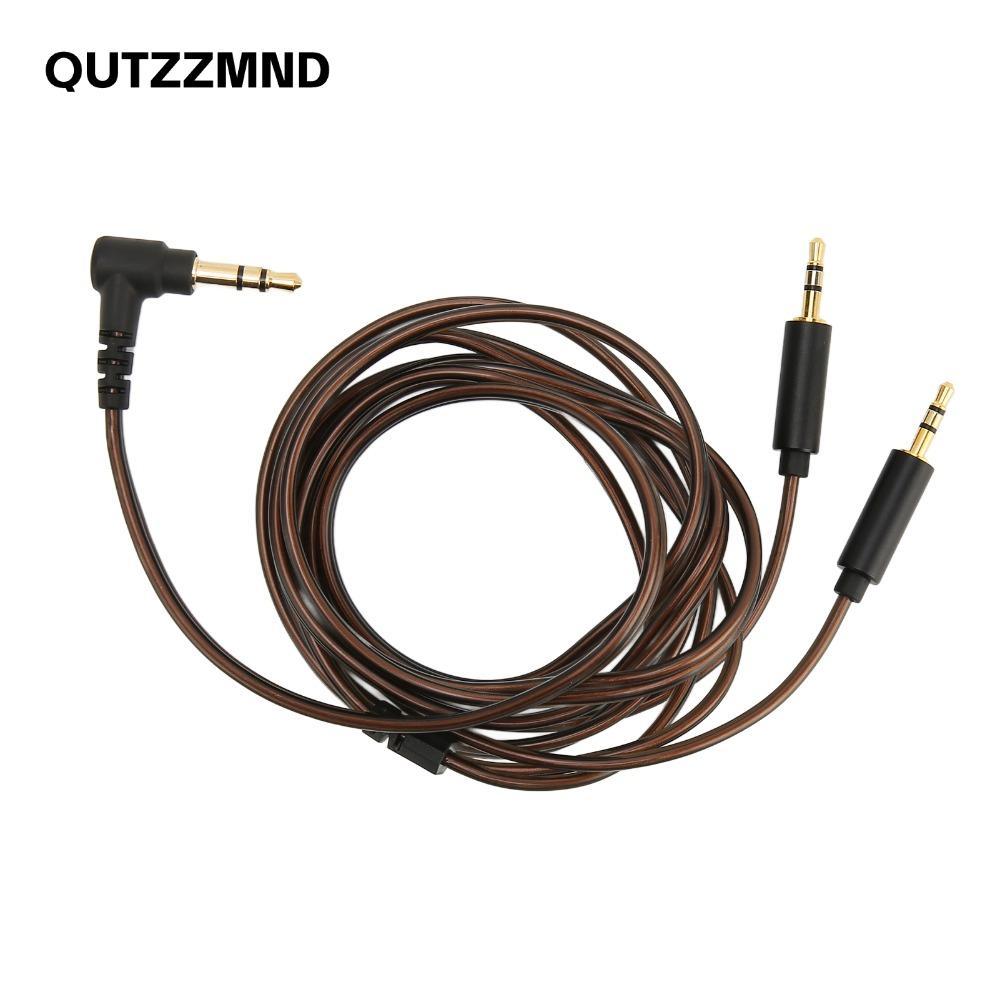 Cáp QUTZZMND Aux, Cáp thay thế tai nghe cắm và chạy 120cm / 47.2in, Dây âm thanh nâng cấp linh hoạt 