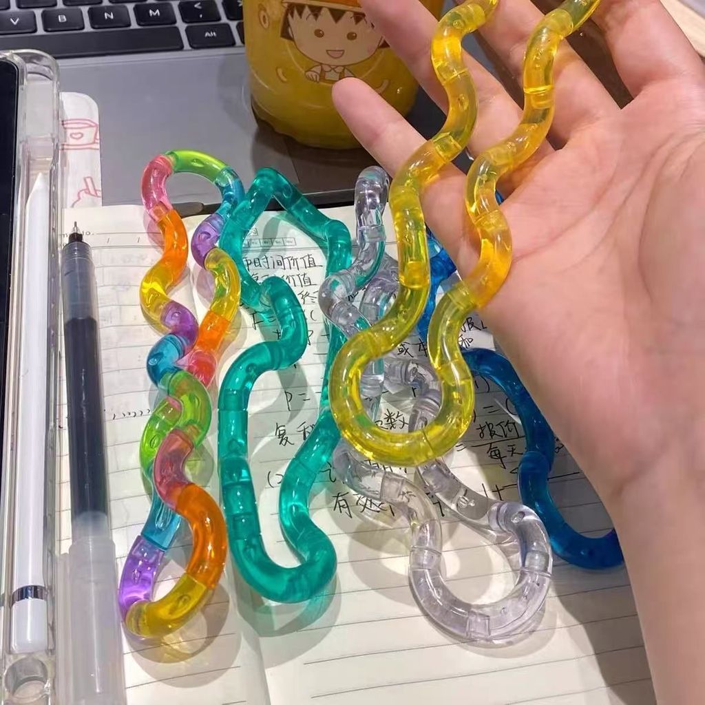 Mới Cầu Vồng Xoắn Giải Nén Biến Dạng Giải Trí Dây Xoắn Mô Hình Đa Dạng Giải Nén Cùng Phong Cách Ngườ