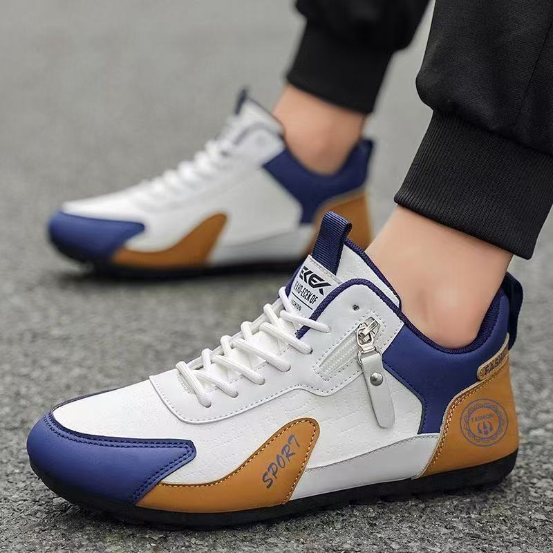 [Sản phẩm mới] Giày nam mùa xuân Giày thể thao thoáng khí Giày đế bằng hợp thời trang Giày thể thao nam [Giảm giá hấp dẫn]