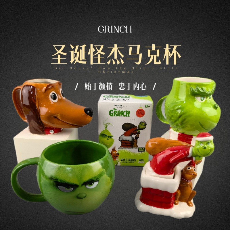Grinch Quà Tặng Giáng Sinh Grinch Grinch Grinch Quà Tặng Giáng Sinh Grinch Gốm Cốc Cà Phê Grinch Cốc