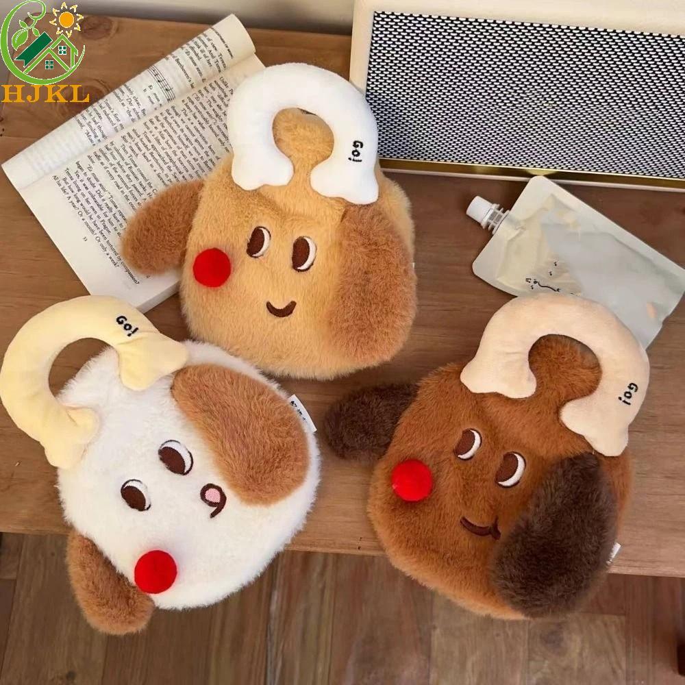HJKL Túi đựng nước ấm hoạt hình HJKL, Túi nước nóng sang trọng dày, Túi đựng nước nóng ấm cúng di độ