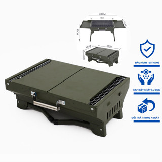 Bếp nướng than hoa không khói, Bếp nướng than hoa BBQ ngoài trời cao cấp