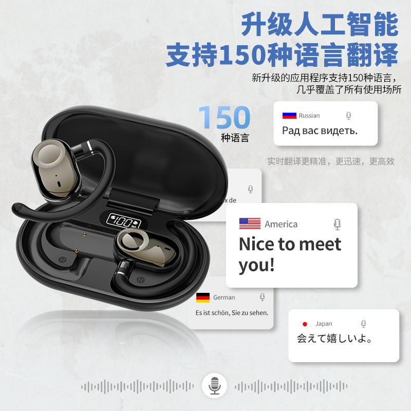 Tai nghe JM18 Stereo OWS Tai nghe treo hai trục xoay loại tai Tai nghe hai tai