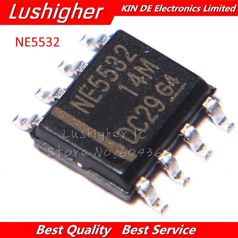 20 CHIẾC NE5532 SOP8 NE5532D SOP N5532DR Mới Chính Hãng