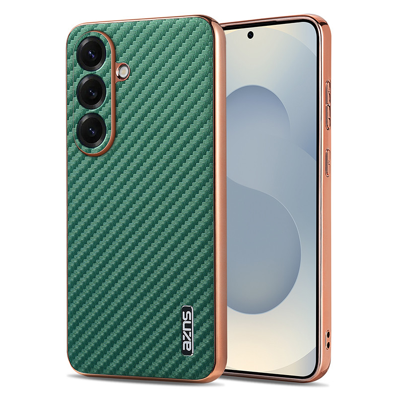 Ốp lưng bằng sợi Carbon cho Samsung Galaxy S26 Ultra S26 + Plus S25 Edge FE S25 + A37 A57 Vỏ chống n