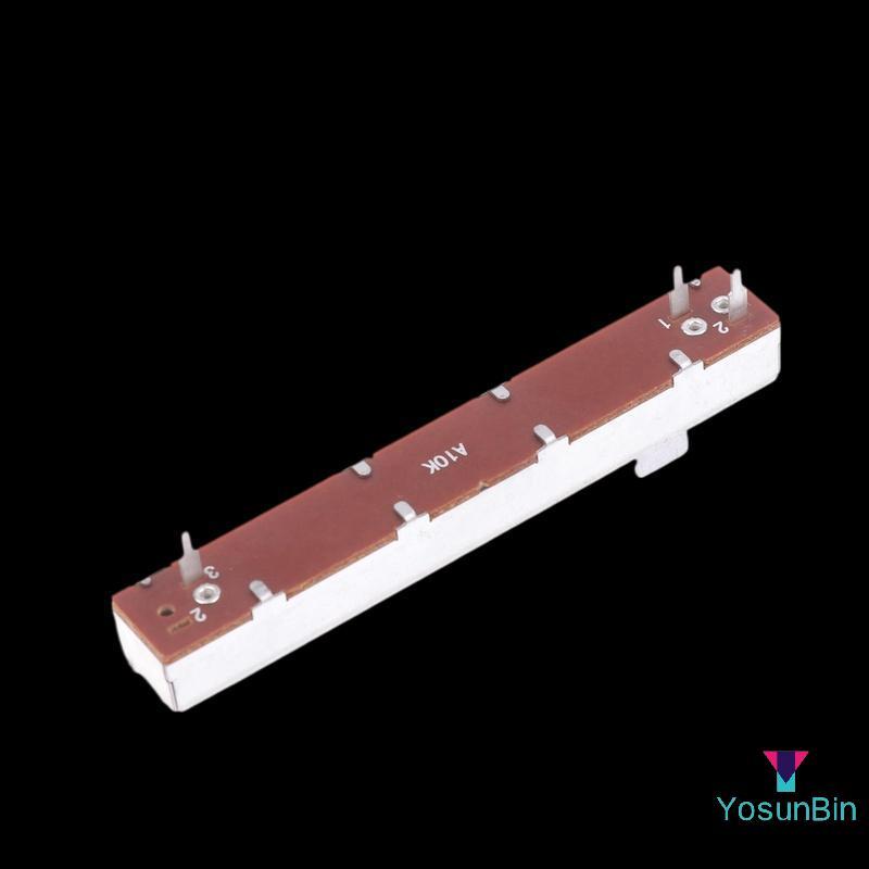 YosunBin] Máy đo điện áp đơn 3 chân 88mm A10K B10K Máy đo điện áp trượt thẳng Máy trộn kênh đơn Fade