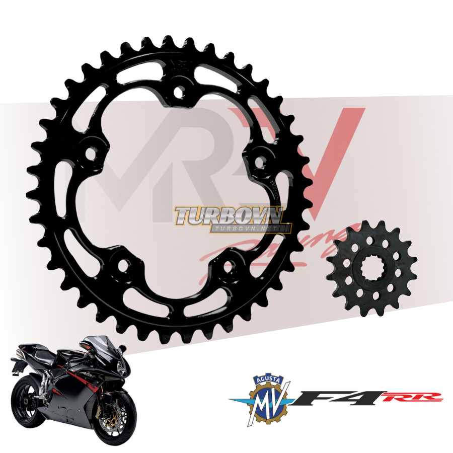 Nhông Sên Dĩa MREV cho MV AGUSTA F4-RR  (N-1402, D-1401)