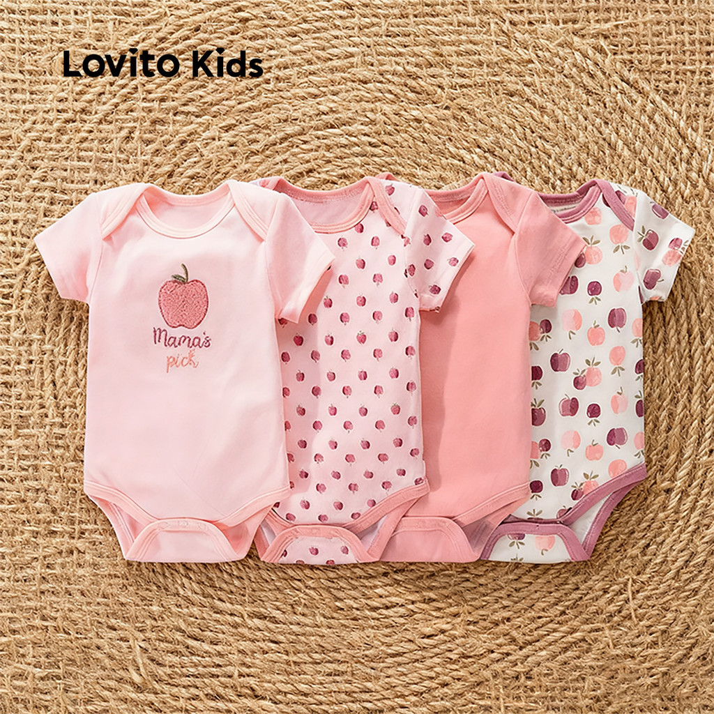 Bodysuit bé Lovito xuân hè xinh xắn LNL123098