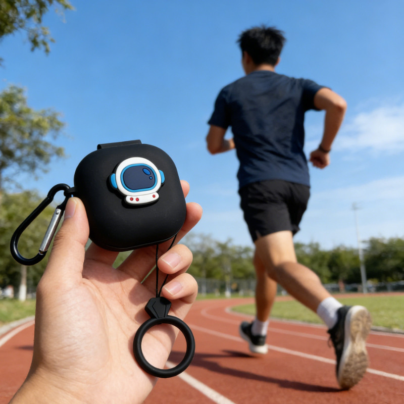 Ốp Lưng Hoa Keychian Cho EarFun Air Pro4 / Air Pro 4 + / Plus / Air Pro3 Vỏ Tai Nghe Silicon Cho Ear