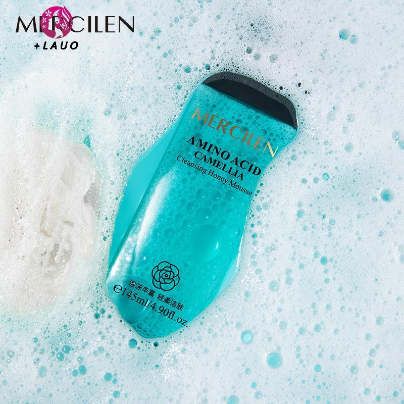 Springevenstar MERCILEN Pure Cleaning Facial Makeup Cleaning Gel Dưỡng Ẩm Sữa Rửa Mặt Springevenstar