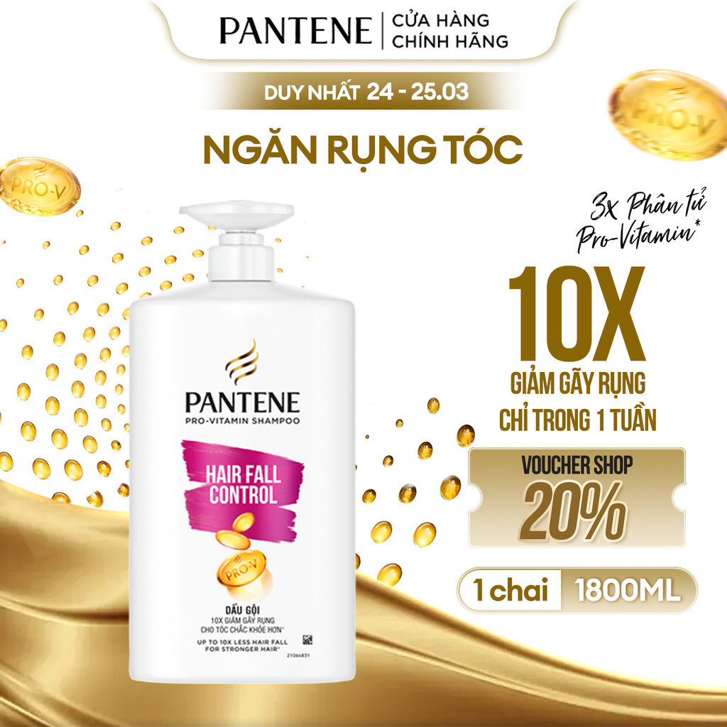 Dầu Gội PANTENE Ngăn Rụng Tóc Chai 1800ML