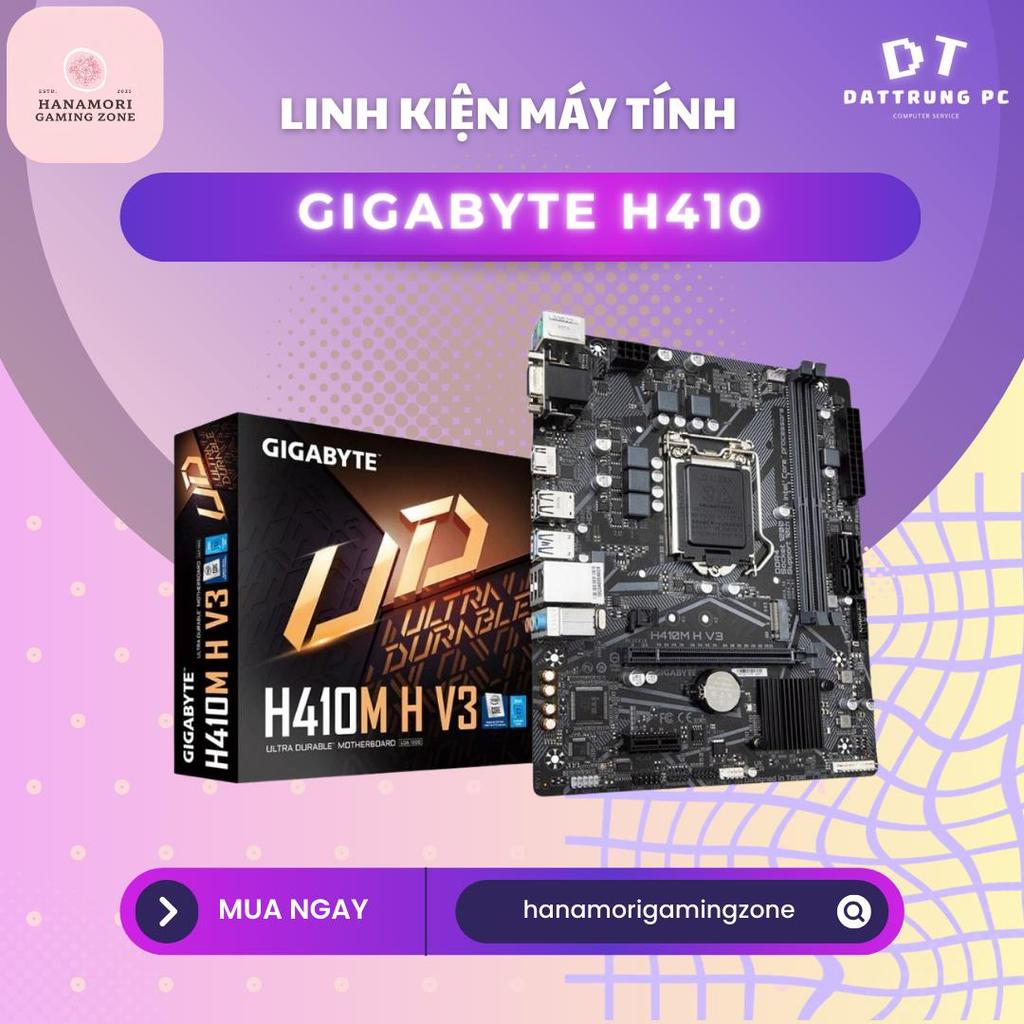 [Hanamori Gaming] Mainboard Gigabyte H410 - Siêu Bền Bỉ, Chuẩn "Ultra Durable", Bảo Hành 36 Tháng Ch