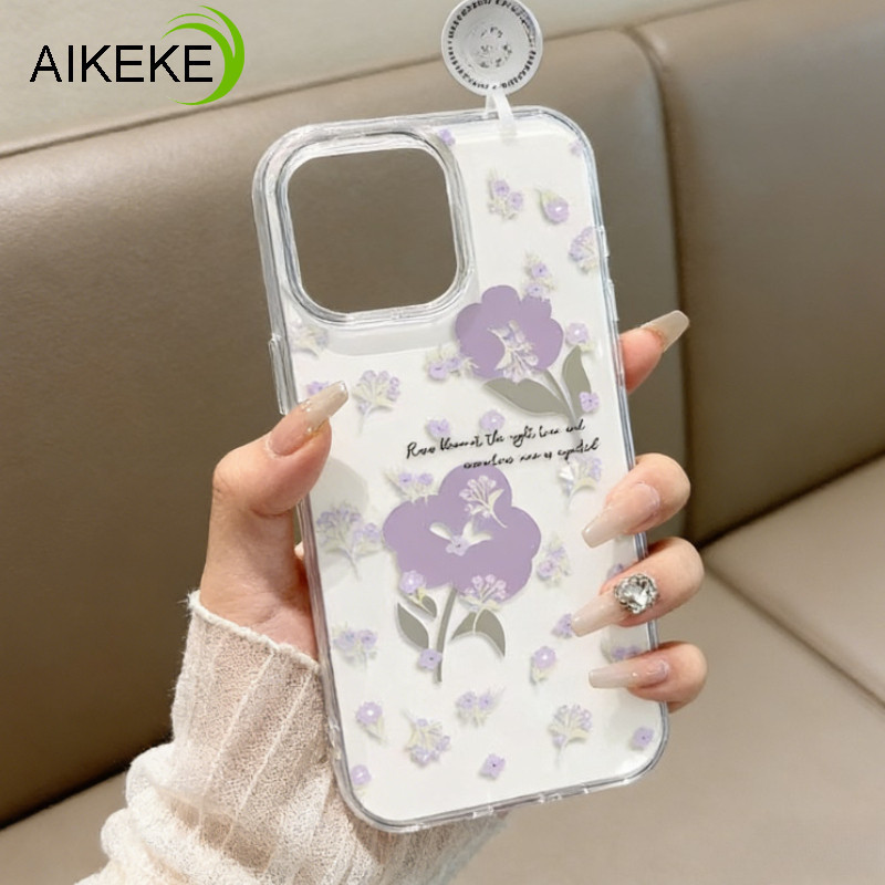 Mùa Xuân Mới Hoa Tím Trắng Ốp lưng Realme GT7 GT5 Pro Racing GT Neo 6 7 Turbo SE 2T Flash Master 7x 