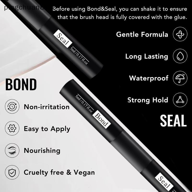 Pingchuan888 1 CÁI 2 Trong 1 Bond Và Seal / Lo Chống Thấm Nước Nhanh Khô Keo Và Keo Dán Mi Hai Đầu K