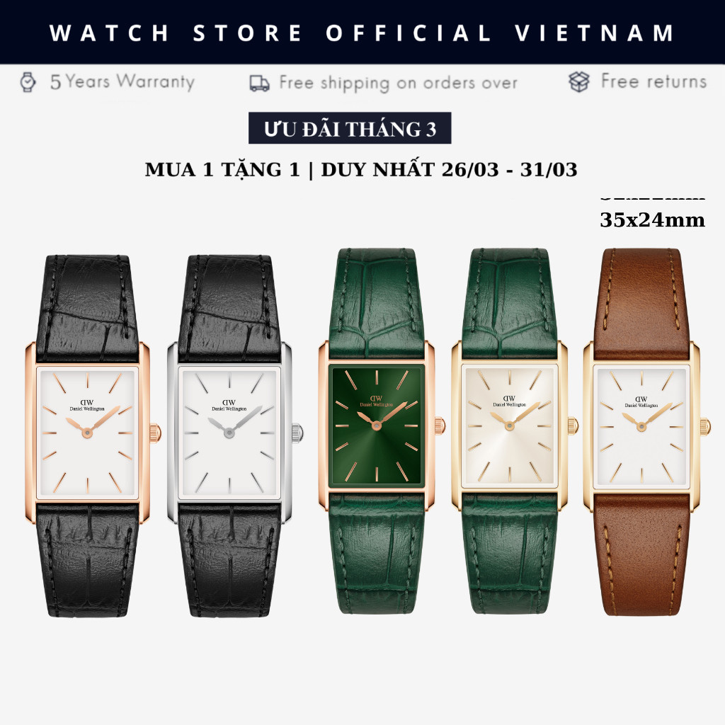 [Chính Hãng] Đồng hồ Daniel  Unisex Nam/Nữ dây da - Bound - Daniel Sore Vietnam