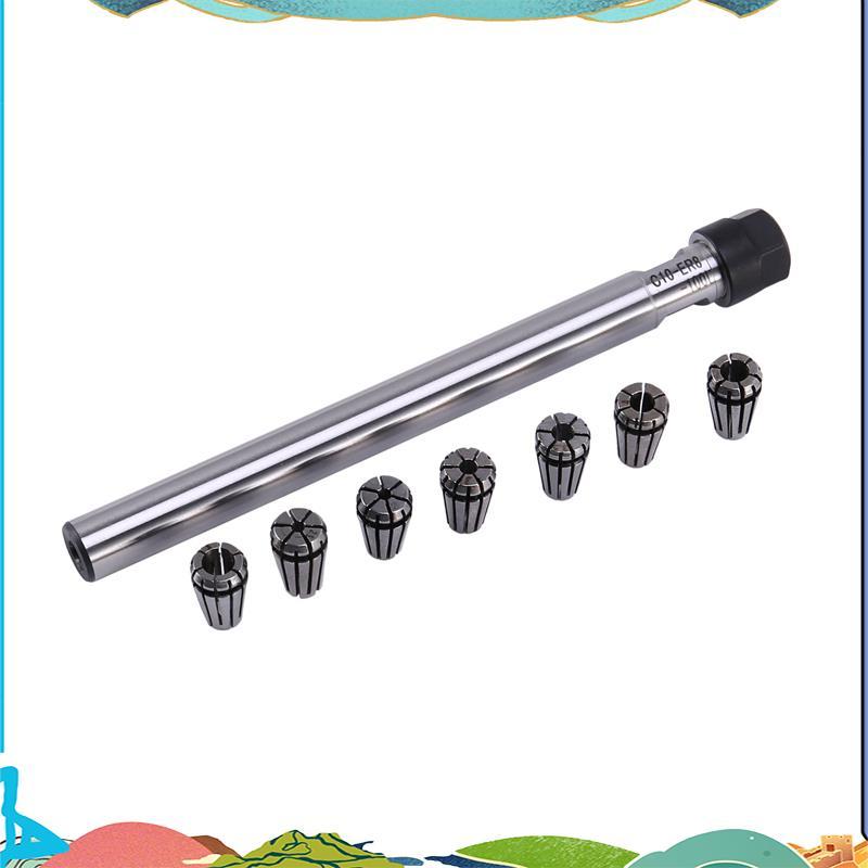 C10 Er8A 100L Collet Chuck Holder + 7 Cái Er8 Spring Collet Set