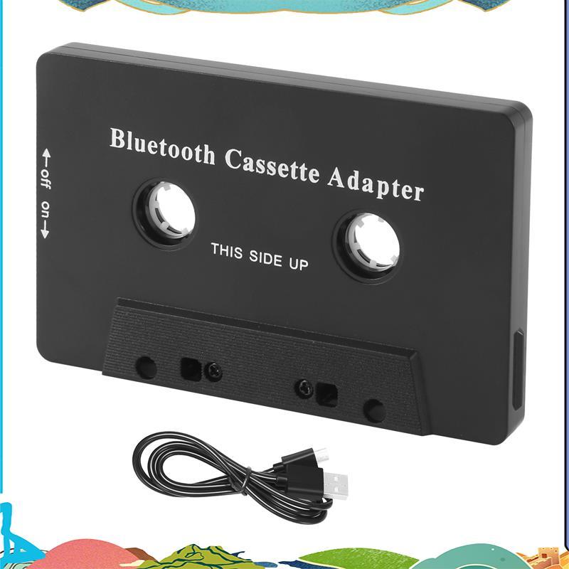 Bluetooth 5.0 Âm Thanh Băng Xe Ô Tô Aux Stereo Adapter Có Mic Cho Điện Thoại MP3 Cáp Aux CD Player