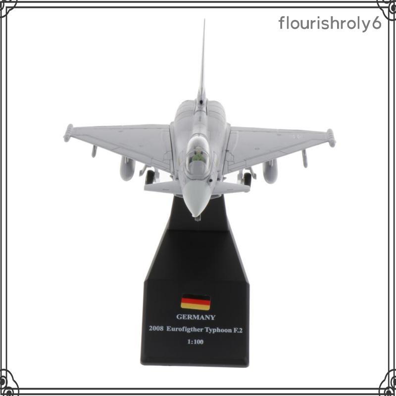 Bộ sưu tập mô hình máy bay tỷ lệ 1: 100 Máy bay chiến đấu EF2000 Đồ chơi máy bay thu nhỏ