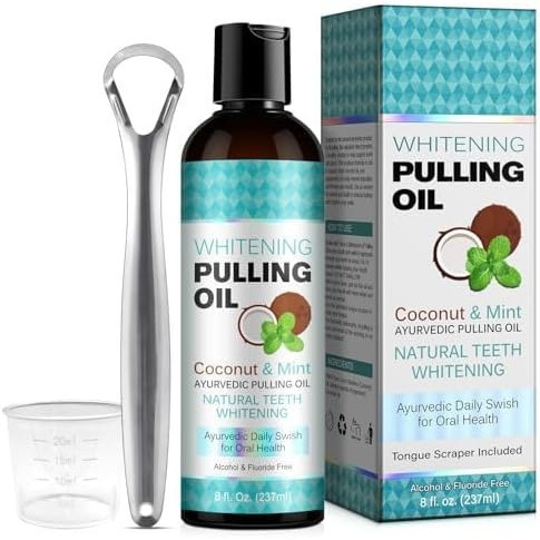 Dầu dừa Kéo Clear Stock New Breath and Oral Hygiene-Ayurvedic Expert Formula | Hỗ trợ kẹo cao su làn