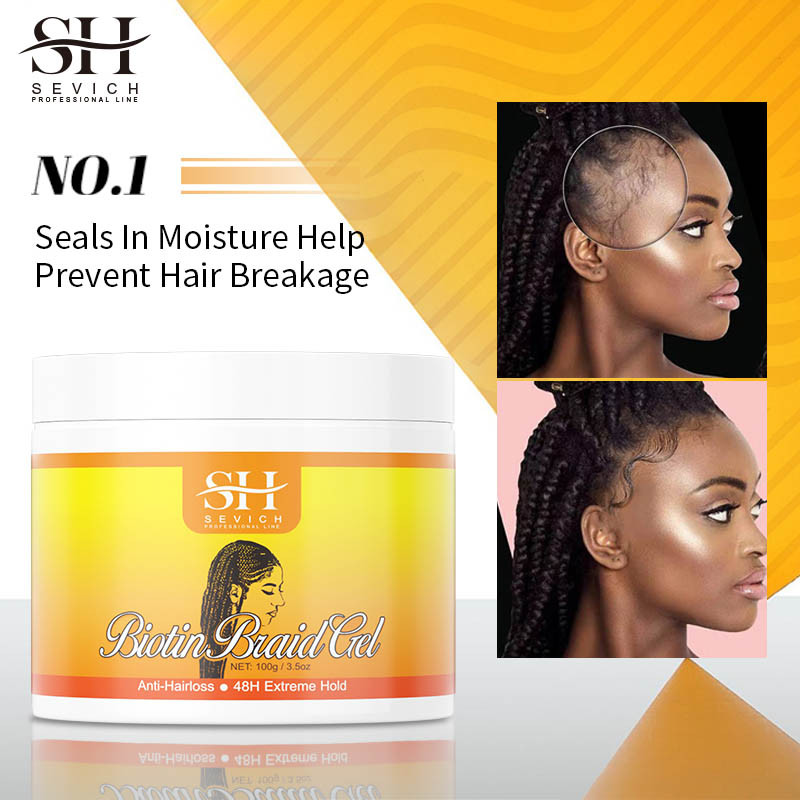 SEVICH Bím Bẩn Biotin Braid Gel Hydrates Nourishes Chống Mất 100g