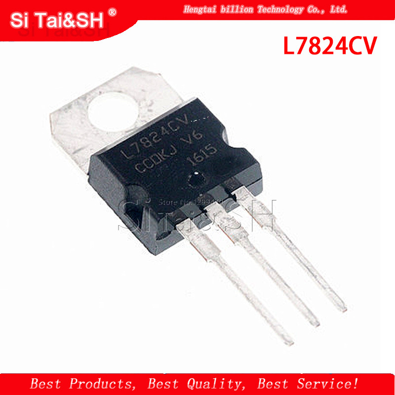 10 CÁI L7824CV TO220 L7824 TO-220 7824 LM7844 MC7824 IC mới và nguyên bản