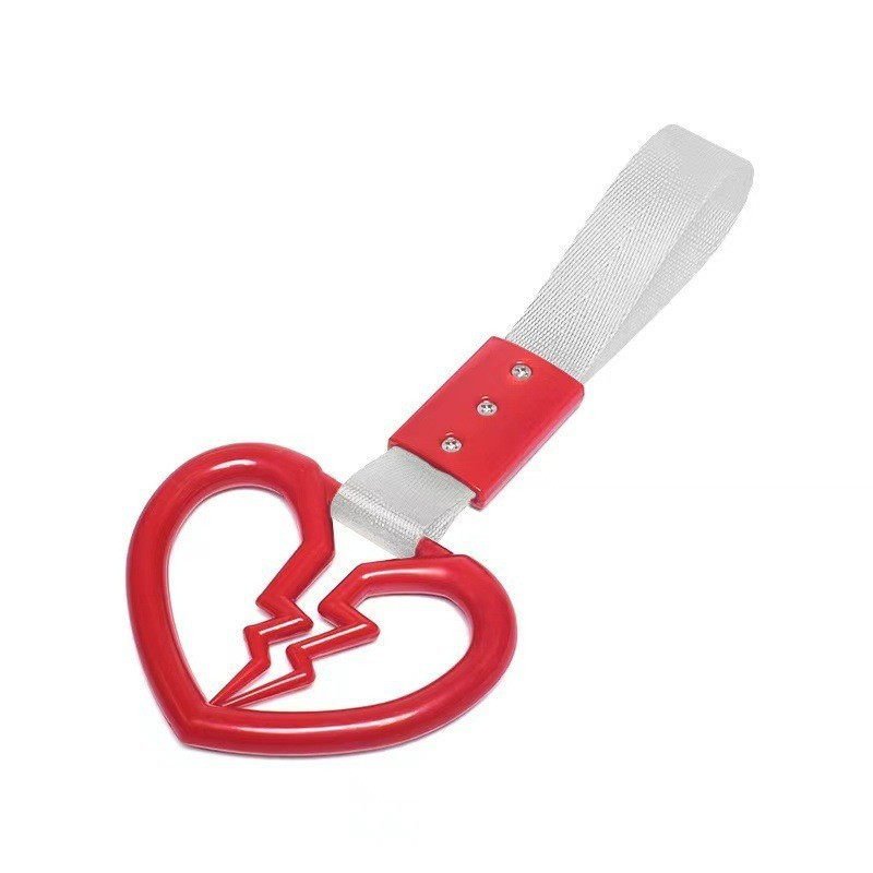JDM Car Towing Hook |   Heart-Shaped Rear Bumper Decorative Hook |   Car Decoration Accessories