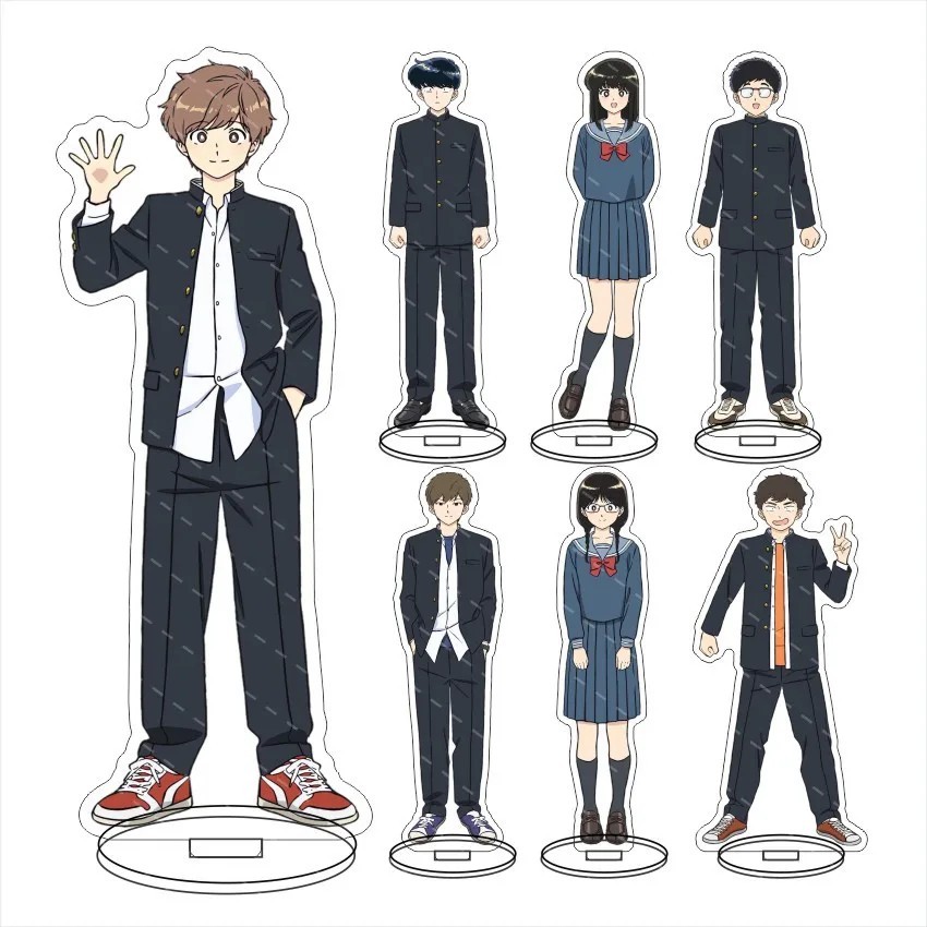Mô hình Standee anime Ganbare Nakamura-kun Cố Lên Nakamura mica acrylic trang trí bàn học figure BL 