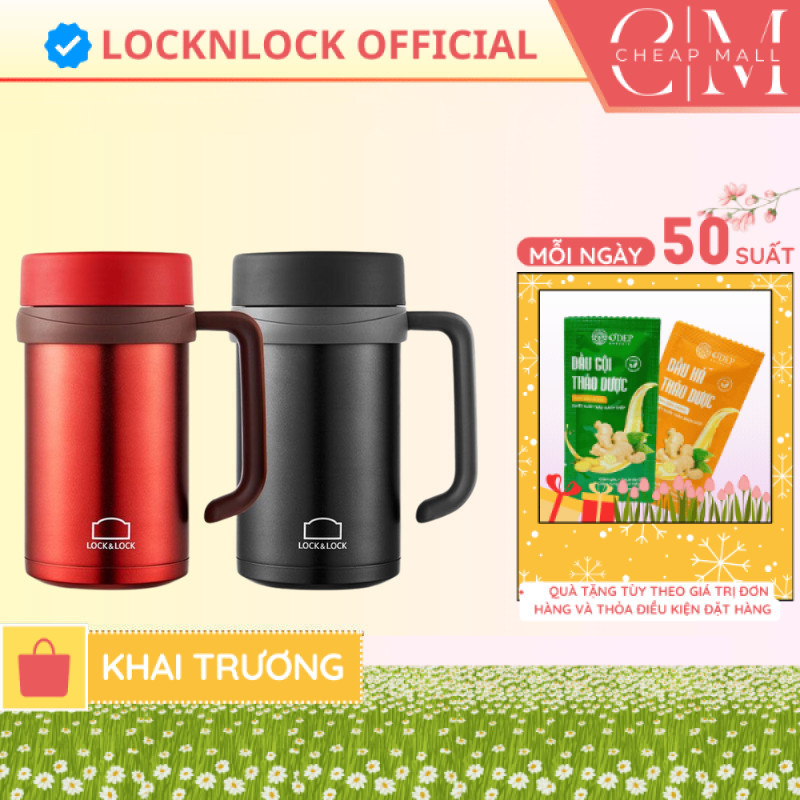 Ly giữ nhiệt LocknLock 500ml Basic Table Mug Chính hãng dung tích LHC9002  LOCKNLOCK - CHEAP CHL