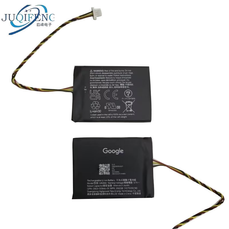 Hoàn toàn mới Thích hợp cho pin đồng hồ thông minh Google GRQM2 Pin 394mAh