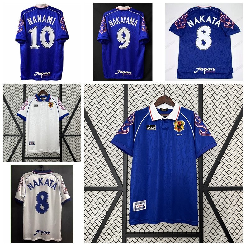 Áo Bóng Đá Retro Nhật Bản 1998 - Nakata & Nakayama