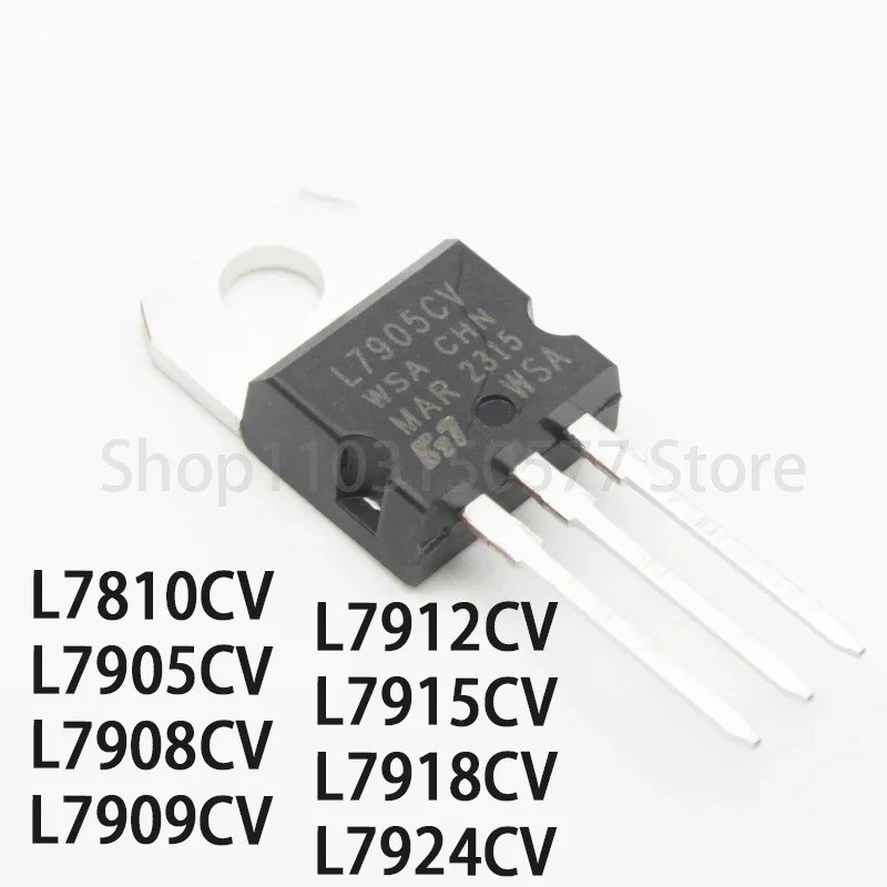 5 Chiếc L7810CV L7905CV L7908CV L7909CV L7912CV L7915CV L7918CV L7924CV TO-220 Hiệu Ứng Trường Trans