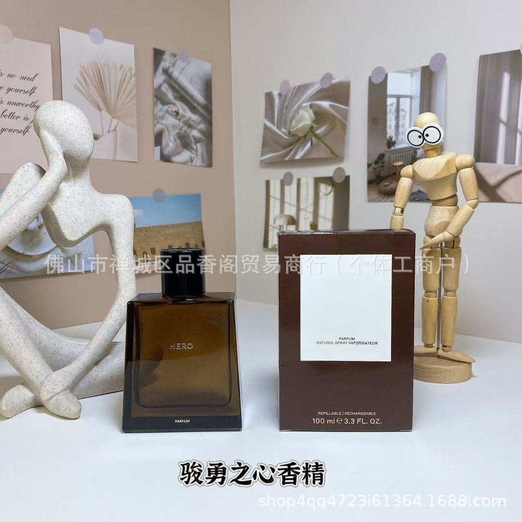 Nước hoa xuyên biên giới thương mại lớn Jun Brave Heart Hương thơm nhẹ nhàng dành cho nam Jun Brave 