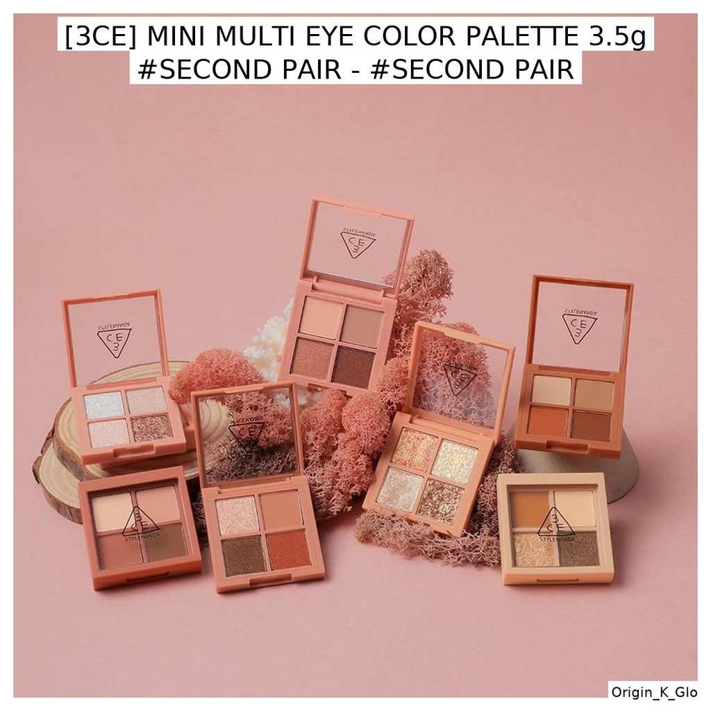 [3CE] PALETTE MÀU ĐA MẮT MINI 3.5g #SECOND TÓC - #SECOND PAIR / Sắc thái đa năng, Co by Origin _ K _