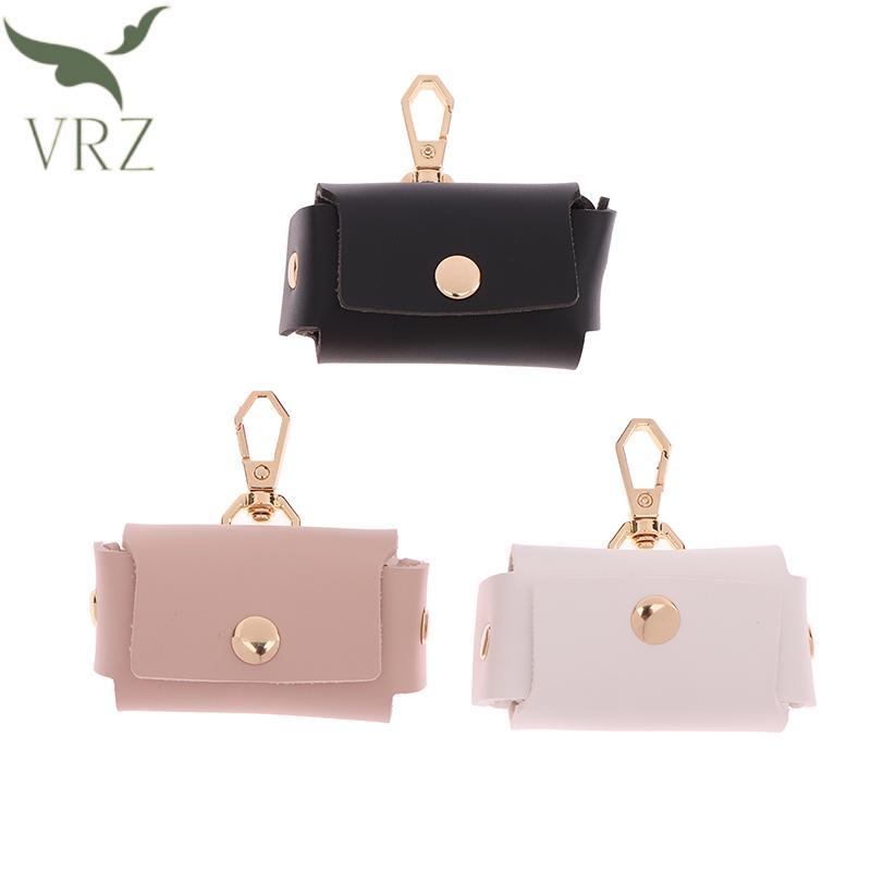 VRZ 1 Mini Cưới Da Nhẫn Hộp Để Đề Xuất Cổ Chó Mặt Dây Chuyền Nhẫn Hộp Đính Hôn Nhẫn Cưới Hộp Bảo Quả