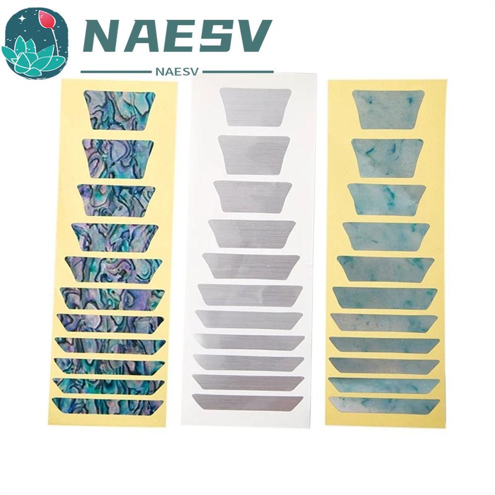 NAESV Cross Inlay Đề Can Siêu Mỏng Nhạc Cụ Guitar Inlay Miếng Dán Acoustic Guitar Bass PET Fretboard