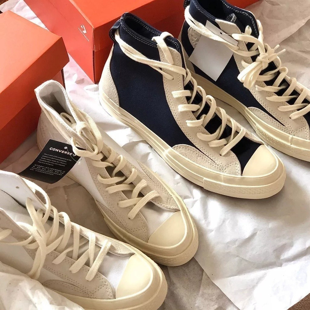 All-Star 20th Century 70s Hi Obsidian Da Nam Nữ Giày Thể Thao Thời Trang