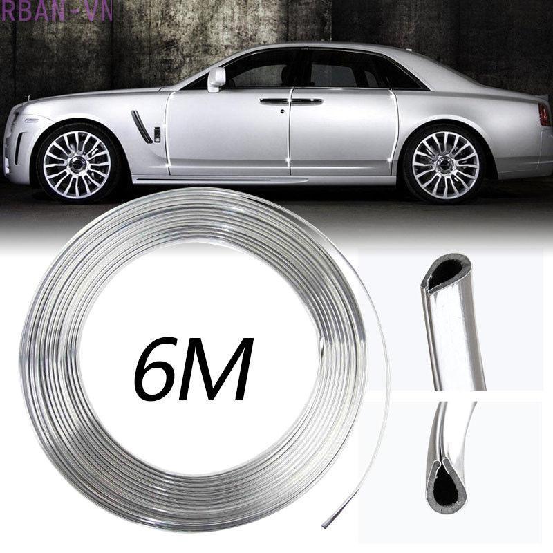 6M Car Door Edge Protector Moulding Trim Strip Guard Body Side DIY Decor U Shape