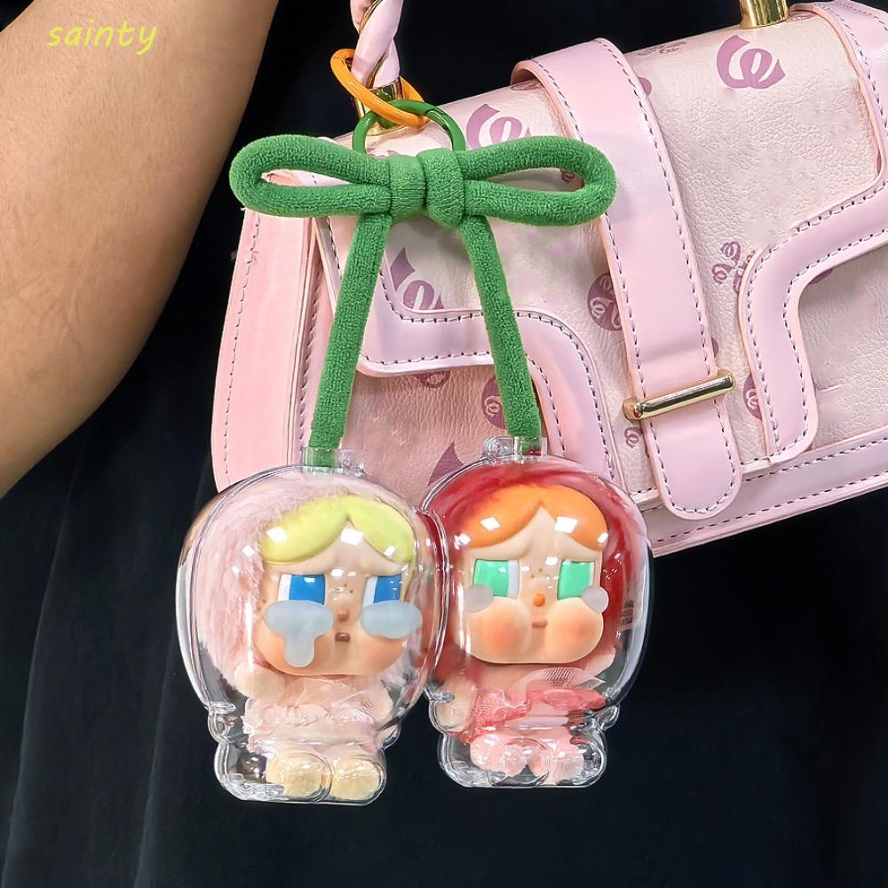 SAINTY 1 Cặp Túi Bảo Quản Búp Bê Crybaby Cherry, Dây Silicon Chống Mất Cherry Crybaby Vỏ Bảo Vệ, Túi